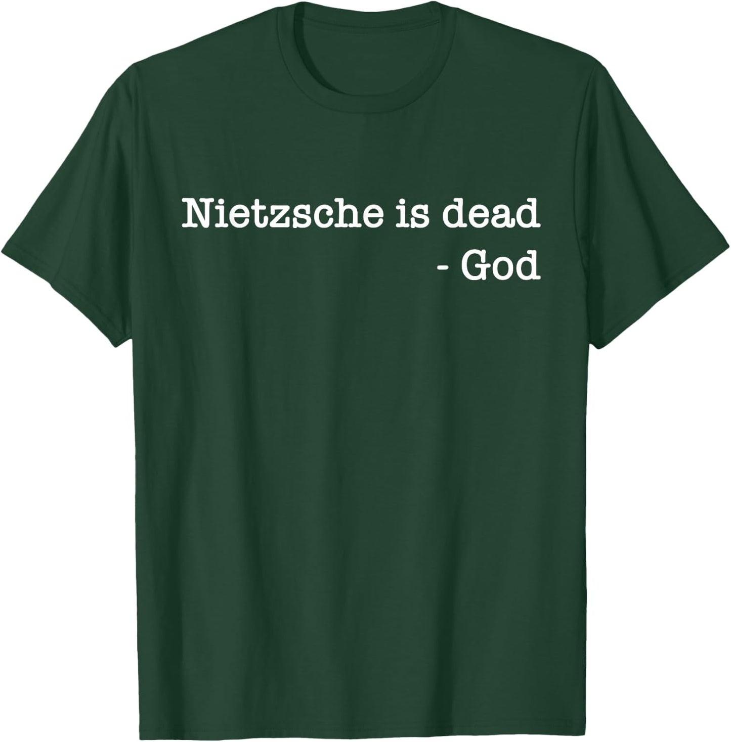 Philosophy Theory Philosopher Nietzsche is Dead - God T-Shirt - T-Shirt | Forest
