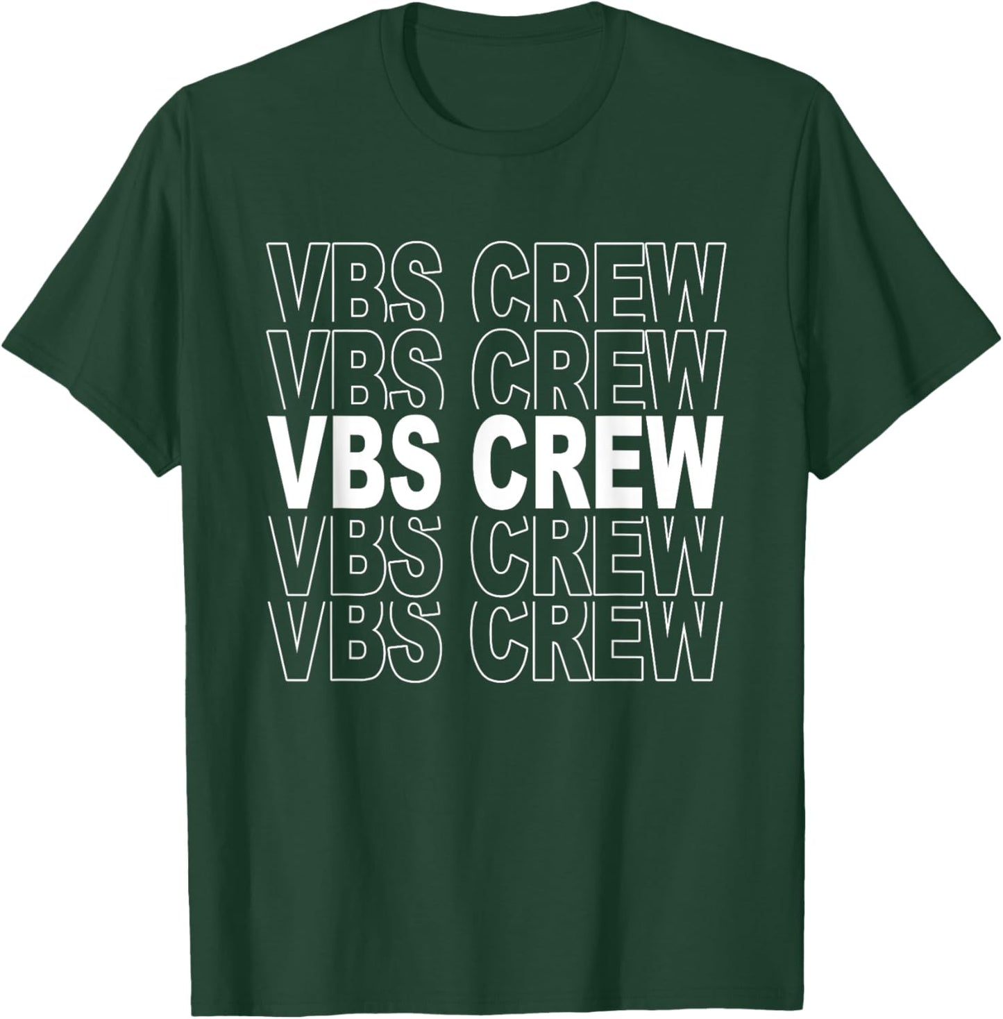 VBS Crew 2025 Vacation Bible School Summer Camp T-Shirt - T-Shirt | Forest