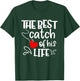 Best Catch of His Life One Lucky Fisherman Couple Matching T-Shirt - T-Shirt | Forest