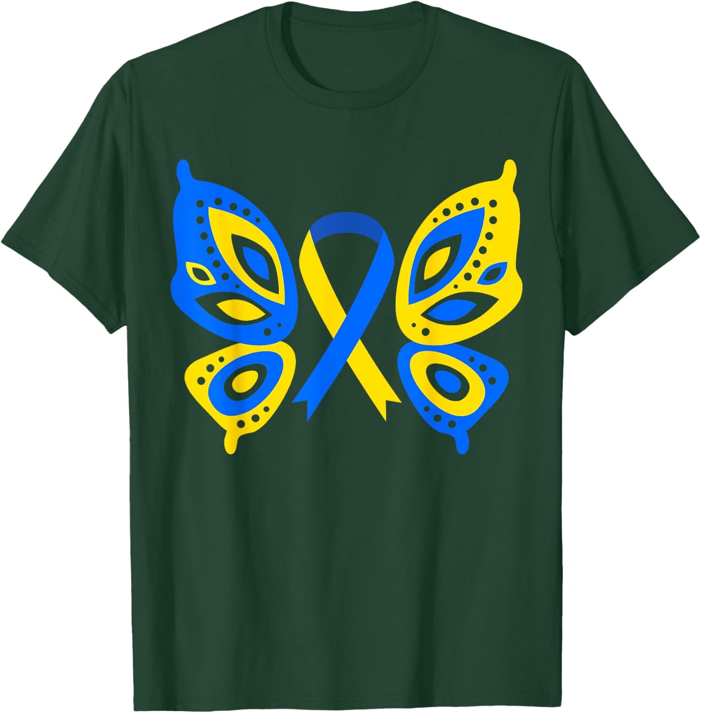 World Down Syndrome Day Butterfly T-Shirt - T-Shirt | Forest