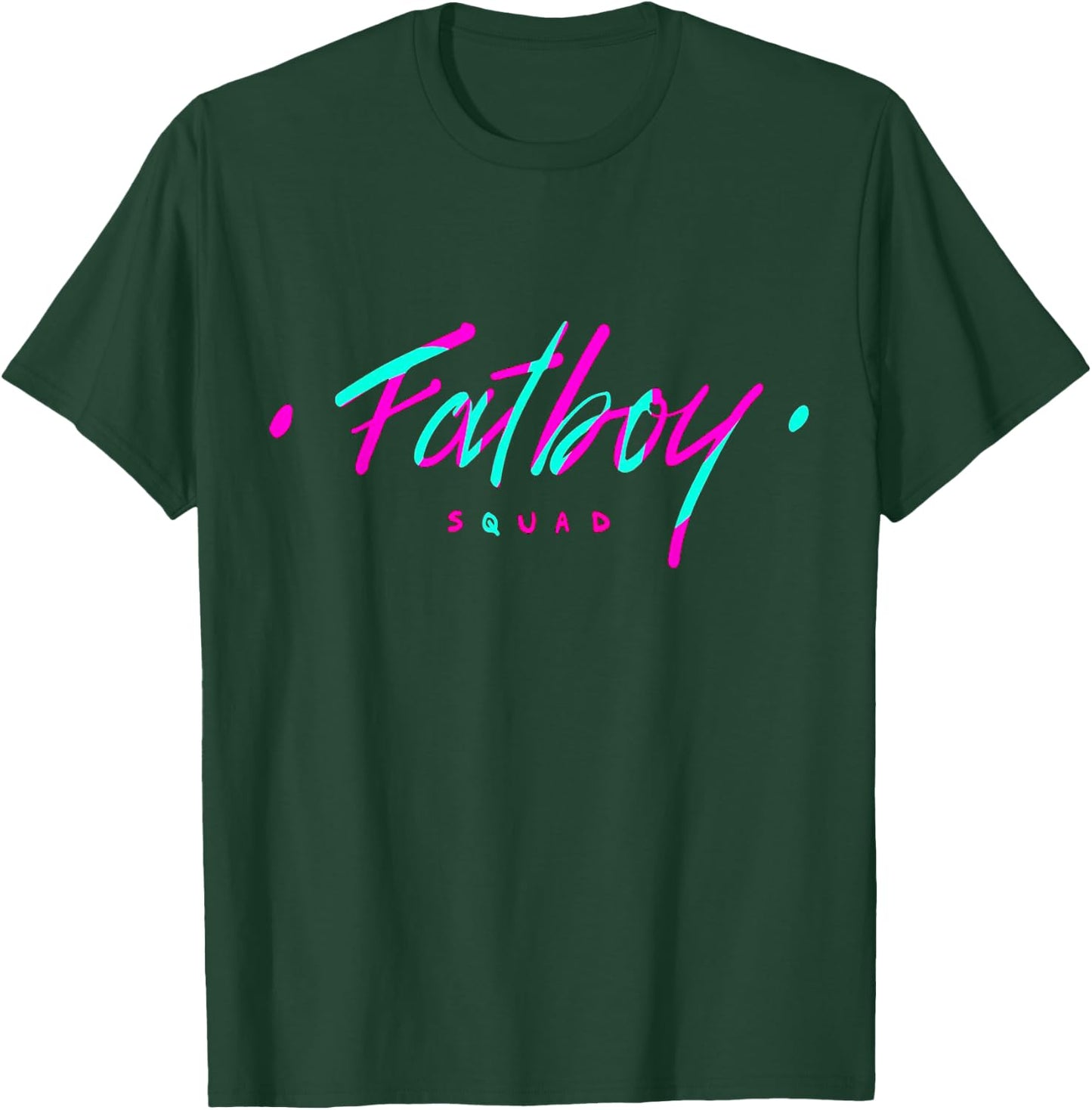Fatboy Squad Gym Weightlifting Bodybuilding Fitness Workout T-Shirt - T-Shirt | Forest