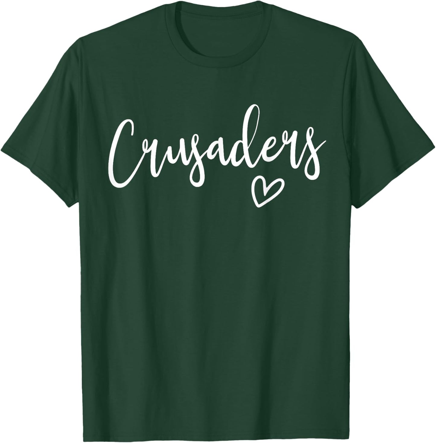 Crusaders School Crusaders Sports Team Women's Crusaders T-Shirt - T-Shirt | Forest