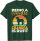 Being a Doodle Grandpa is ruff Golden Doodle Grandpa T-Shirt - T-Shirt | Forest