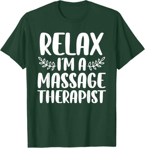 Cool Massage Therapist Women Relax Physical Therapy T-Shirt - T-Shirt | Forest