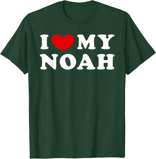 I Love My Noah, I Heart My Noah T-Shirt - T-Shirt | Forest