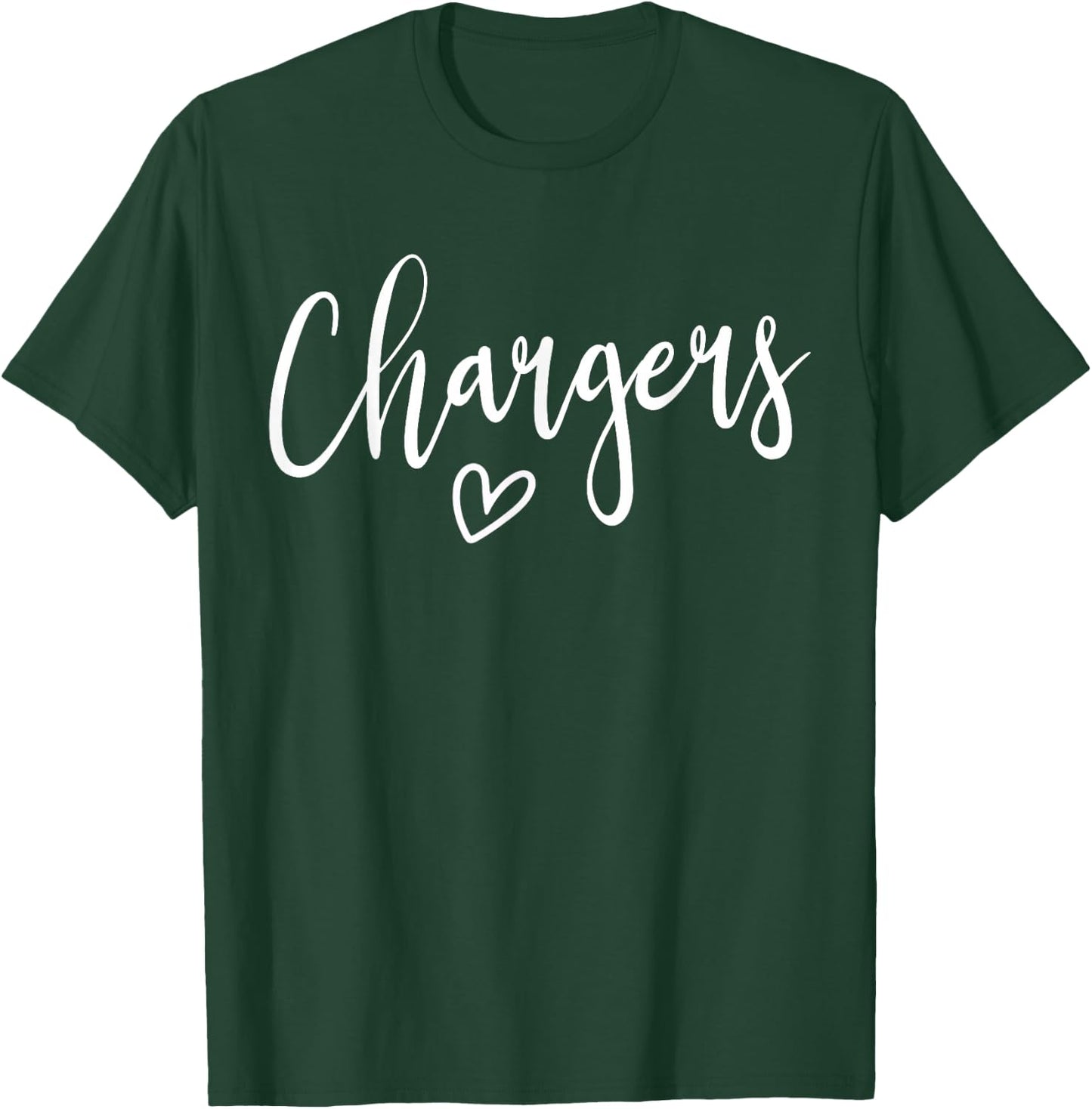 Chargers School Chargers Sports Team Women's Chargers T-Shirt - T-Shirt | Forest