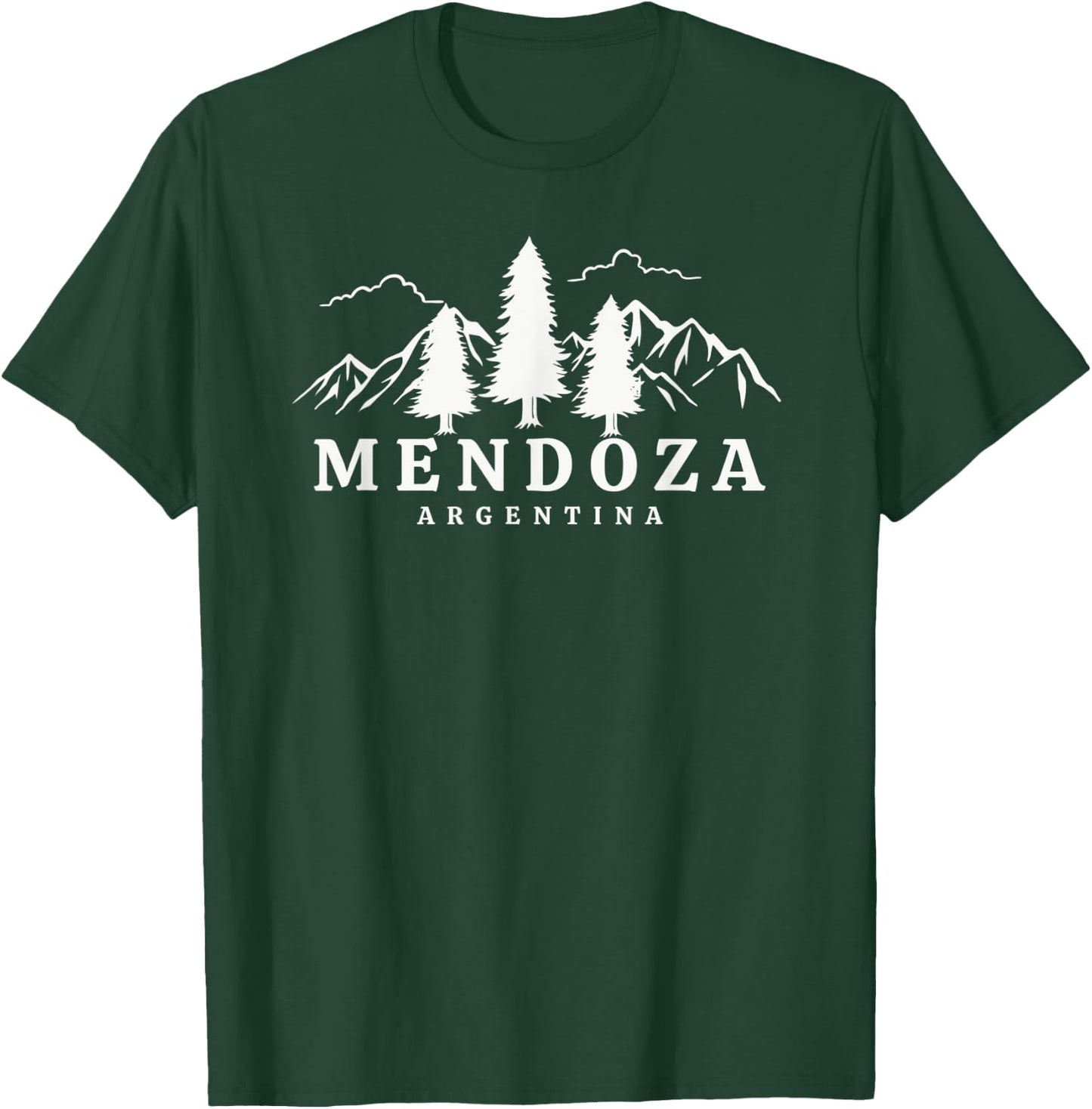 Mendoza Argentina Mountains T-Shirt - T-Shirt | Forest