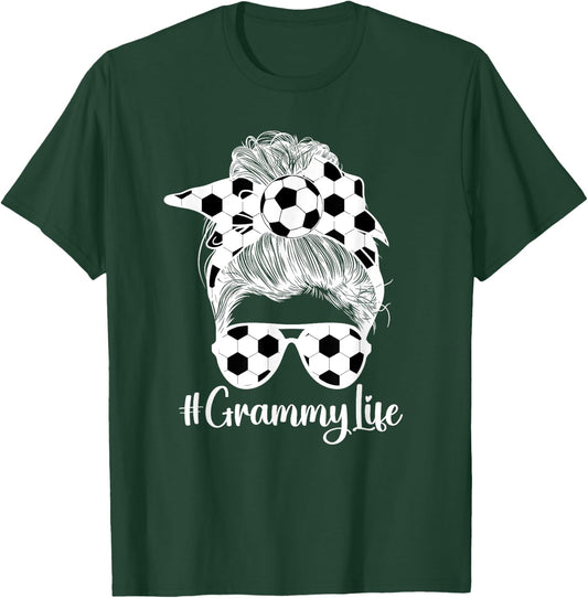 Grammy Life Soccer Grammy Of A Soccer Player Grammy T-Shirt - T-Shirt | Forest