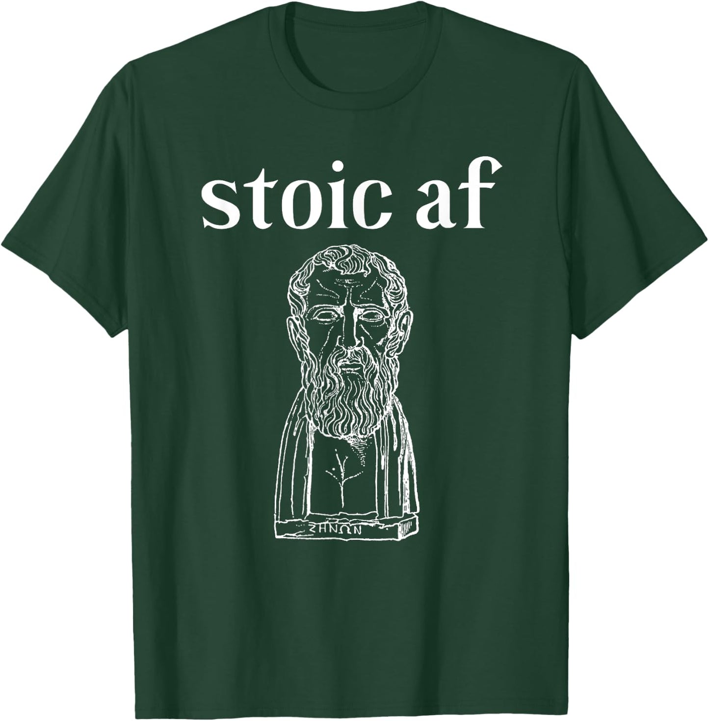 Cicero stoic af Roman Stoicism Gift, Ancient Philosophy Joke T-Shirt - T-Shirt | Forest