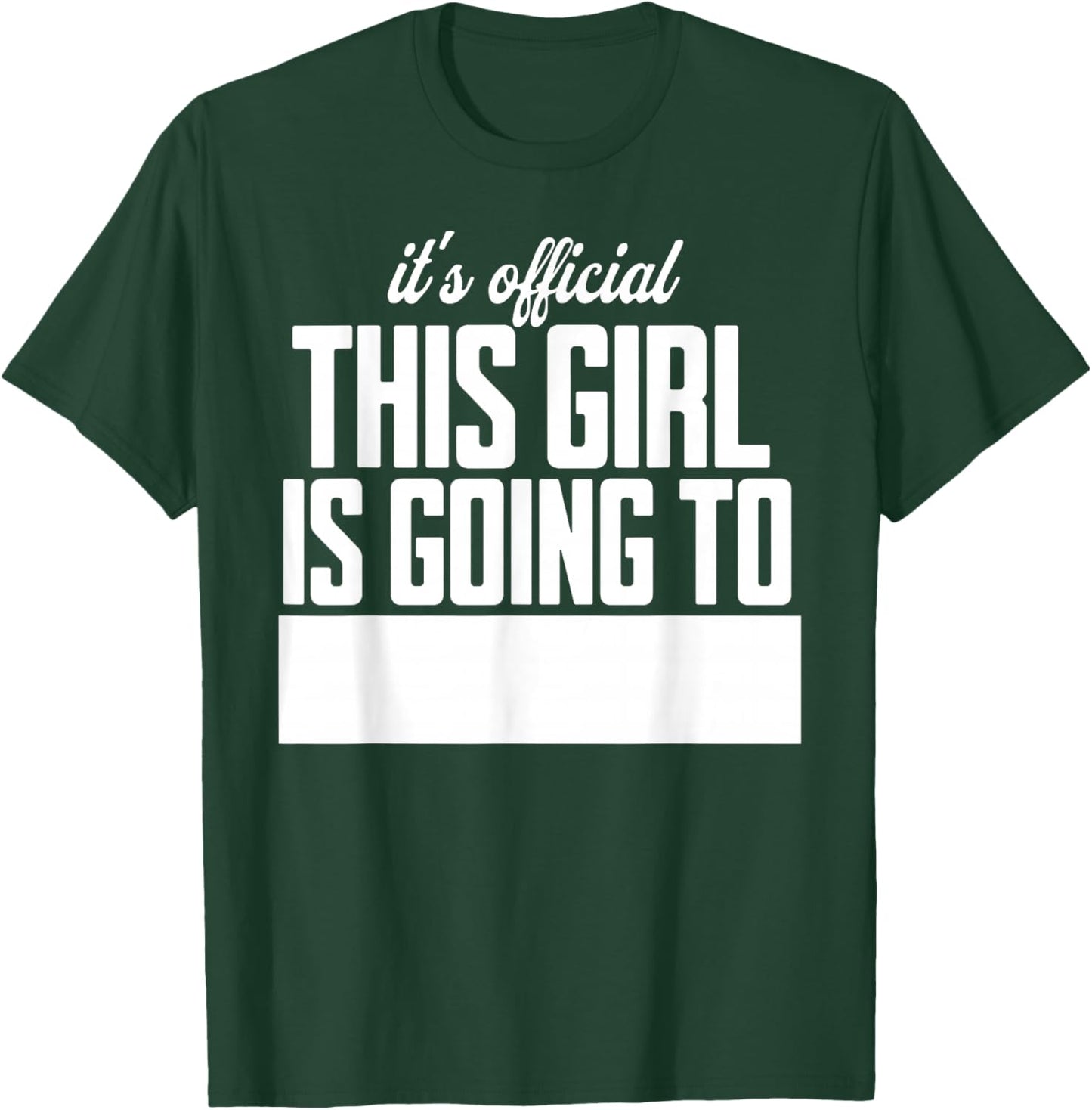College Decision Day College Reveal Party Acceptance Student T-Shirt - T-Shirt | Forest
