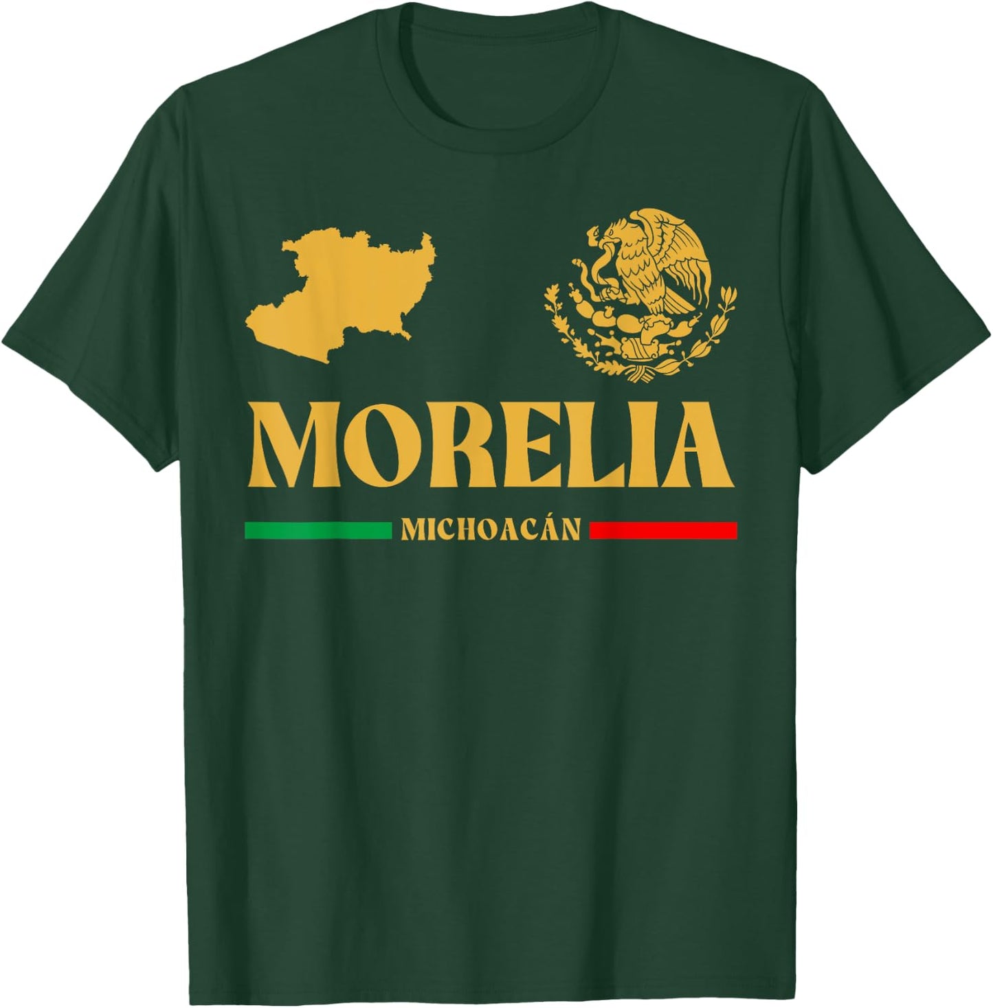 Morelia Emblem, Morelia Michoacan, Morelia T-Shirt - T-Shirt | Forest