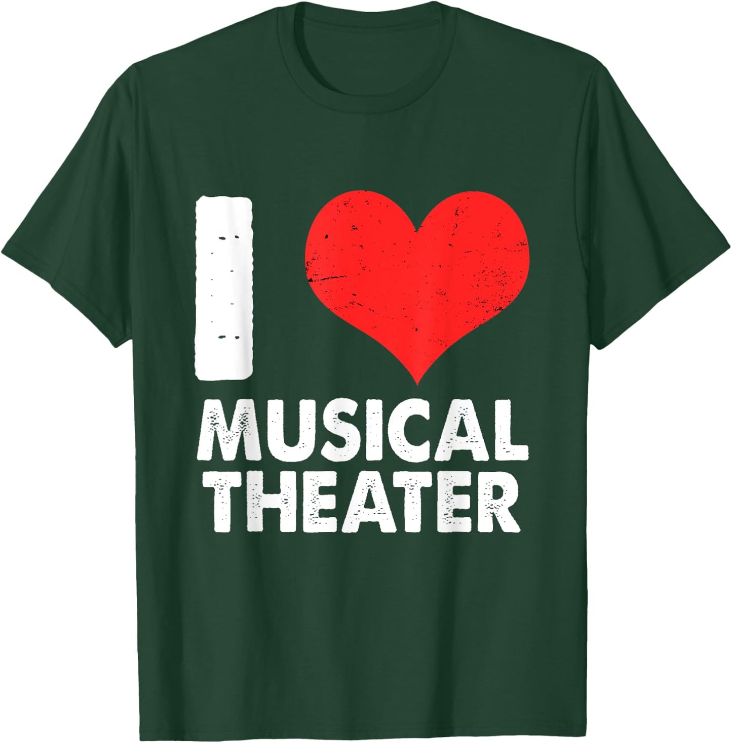 I Heart Musical Theatre Broadway Drama Musical Theater T-Shirt - T-Shirt | Forest