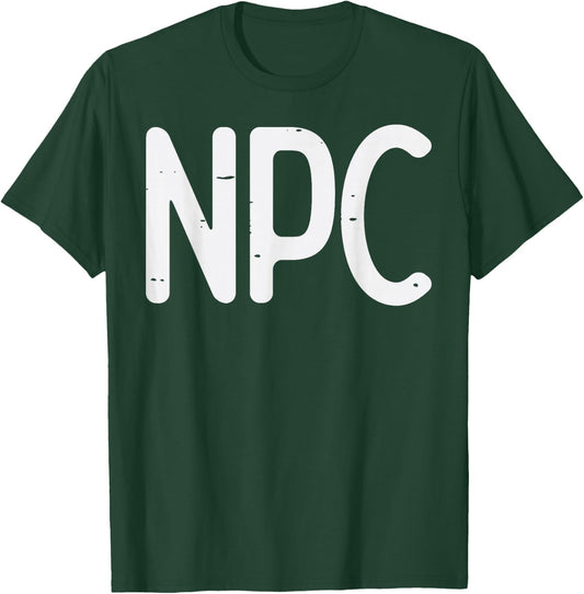 RPG Gamer NPC Funny Non Player Character Men Boys T-Shirt - T-Shirt | Forest