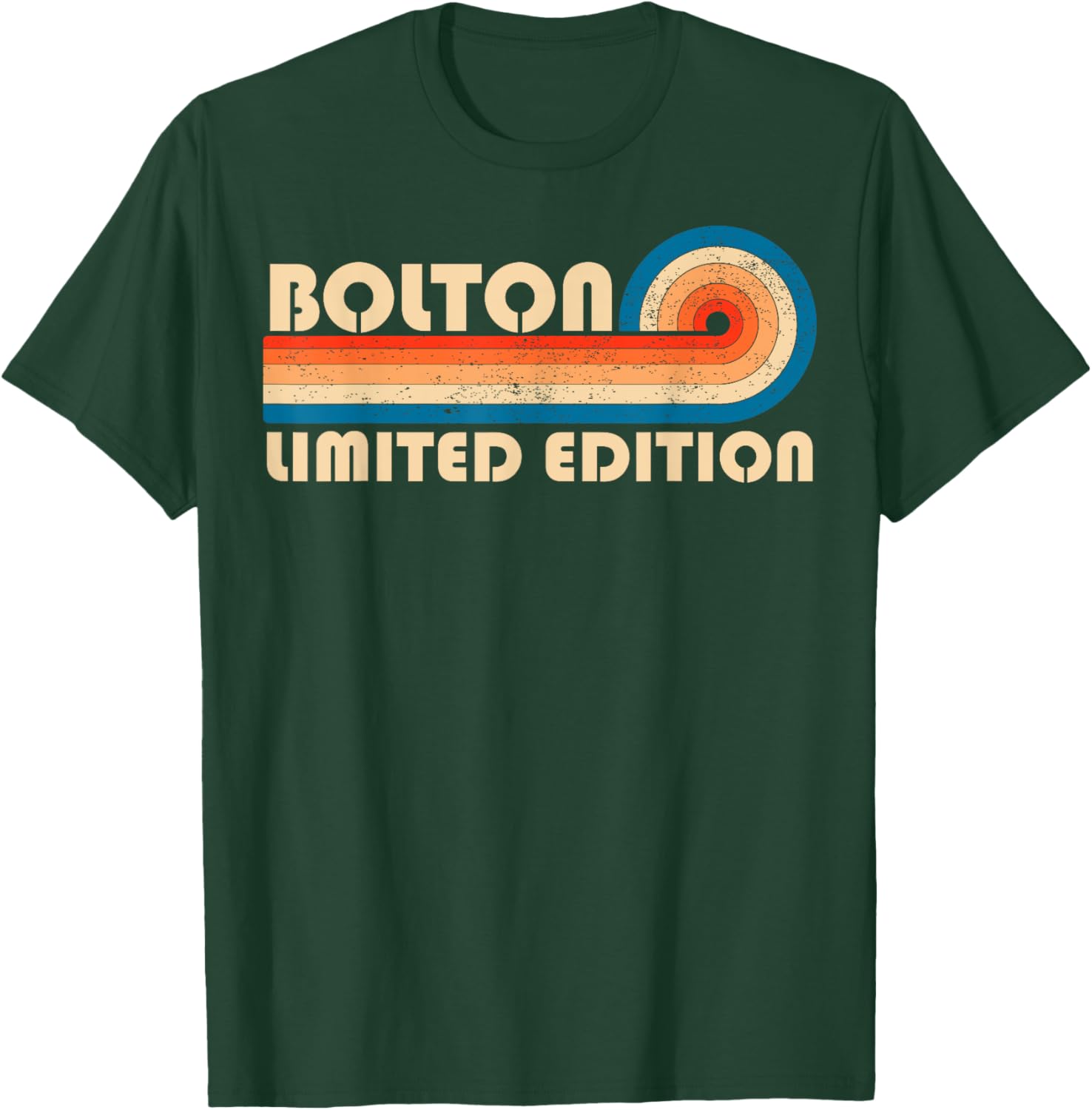 BOLTON Surname Retro Vintage 80s 90s Birthday Reunion T-Shirt - T-Shirt | Forest