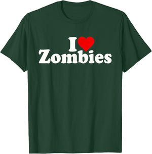 I Love Heart Zombies T-Shirt - T-Shirt | Forest