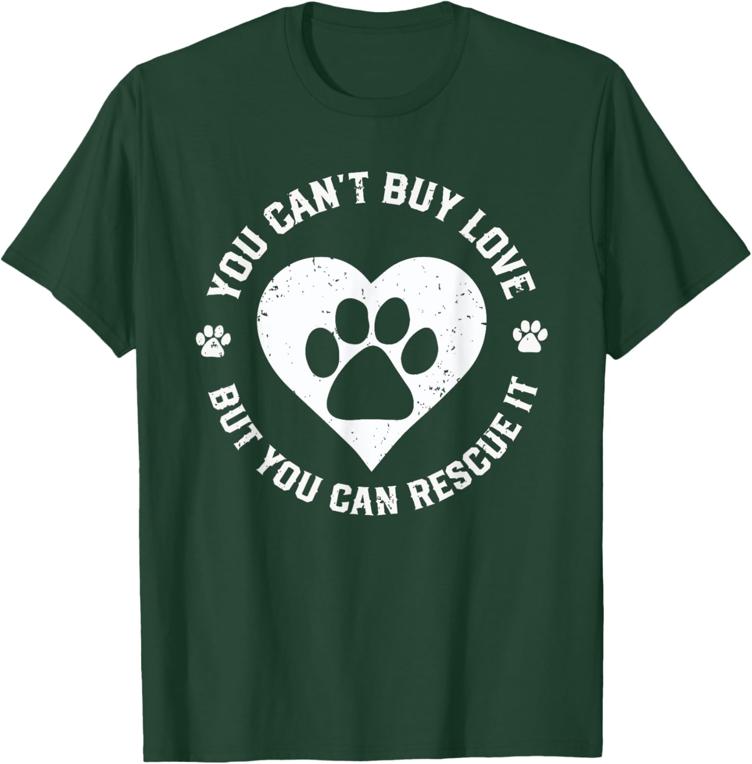 you can't buy Love rescue dog lover in your life Women Kids T-Shirt - T-Shirt | Forest