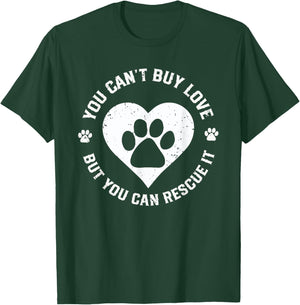you can't buy Love rescue dog lover in your life Women Kids T-Shirt - T-Shirt | Forest