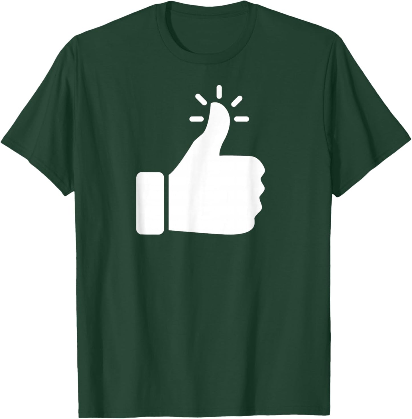 Likeable Thumbs Up Clothing | Funny & Cute Like Button T-Shirt - T-Shirt | Forest
