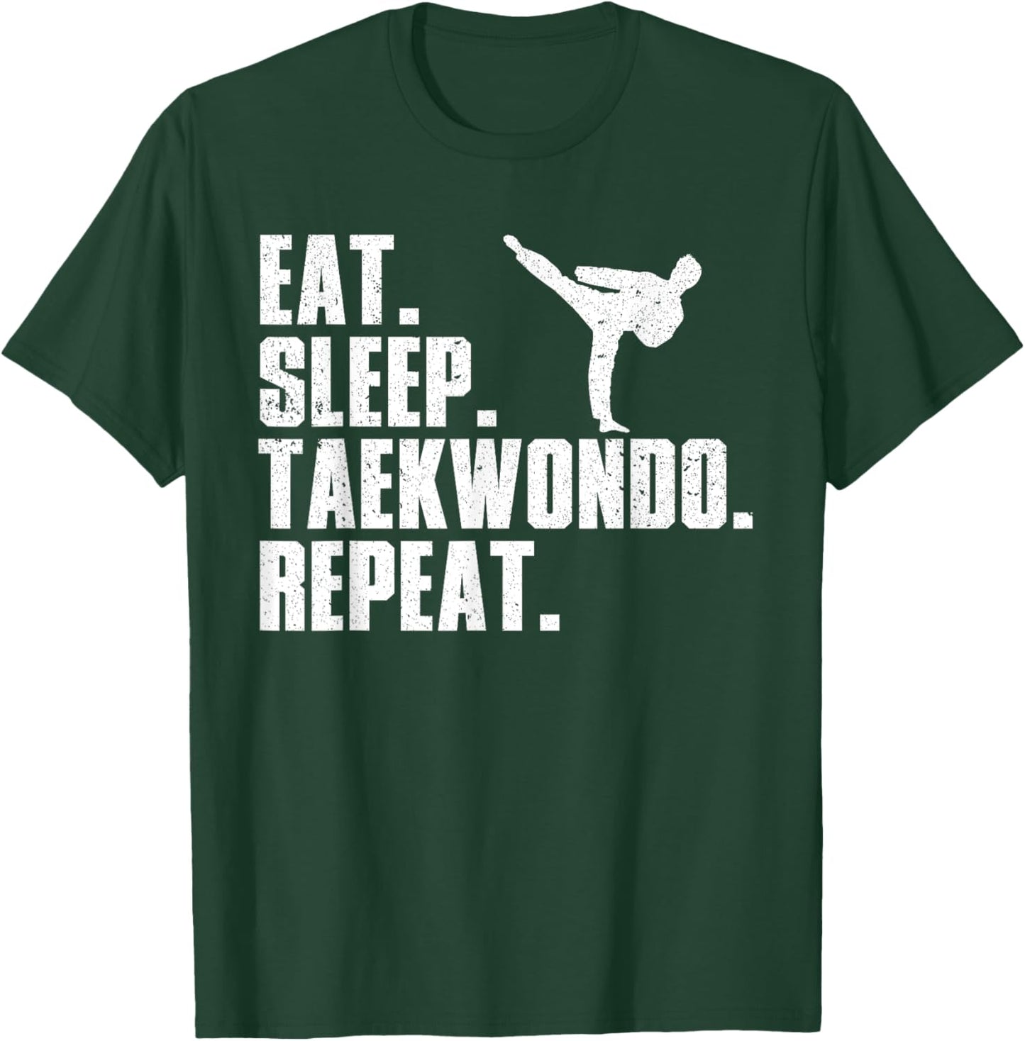 Funny Taekwondo Design For Boys Girls Tae Kwon Do Fighters T-Shirt - T-Shirt | Forest