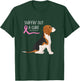 Beagle Dog Lover Breast Cancer Awareness Men Women T-Shirt - T-Shirt | Forest