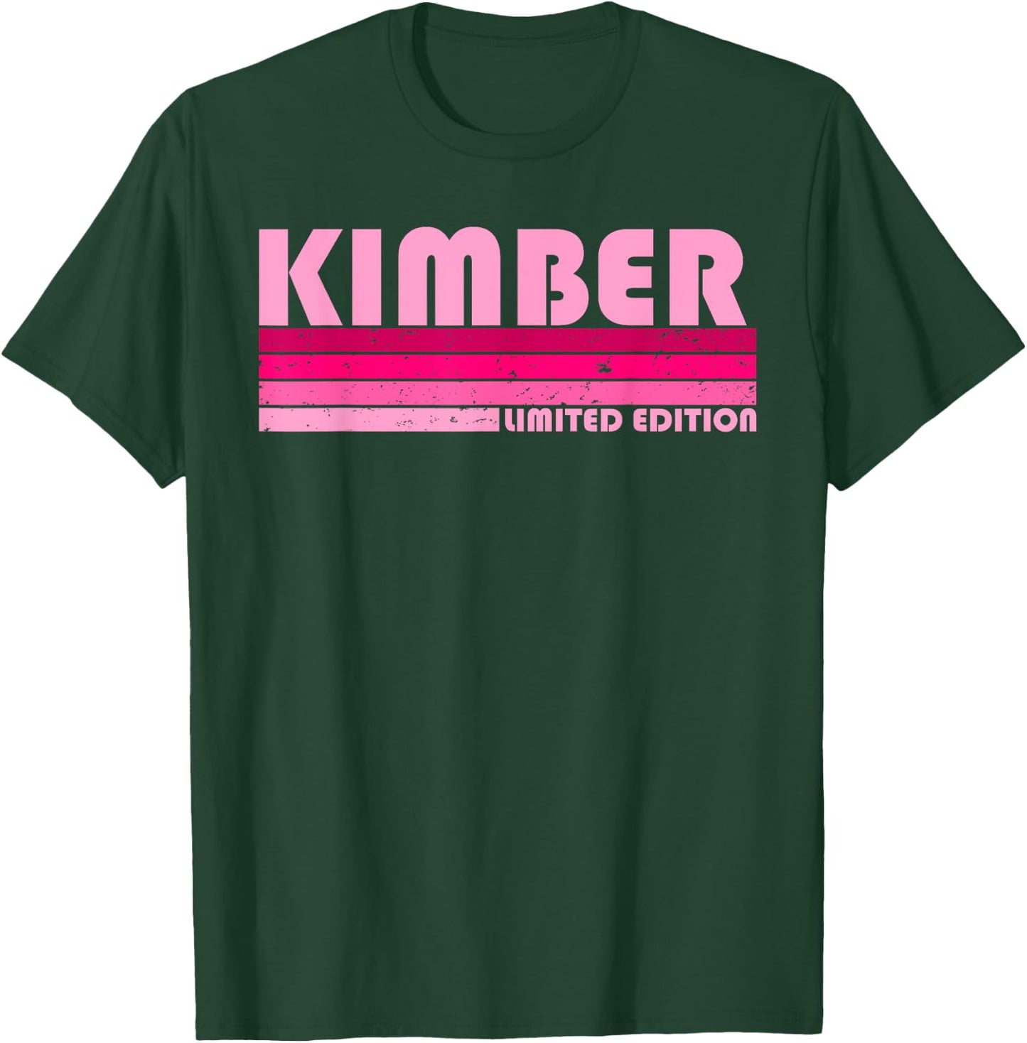 KIMBER Name Personalized Retro Vintage 80s 90s Birthday T-Shirt - T-Shirt | Forest