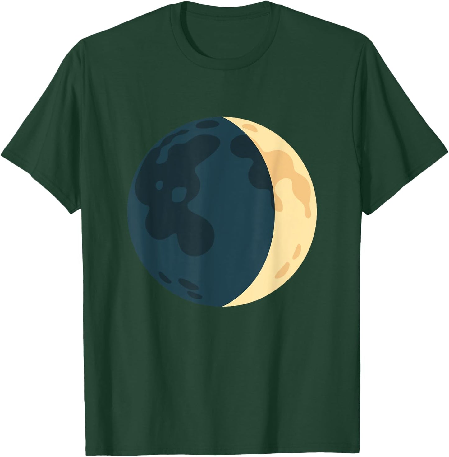 Waxing Crescent Moon Symbol Costume T-Shirt - T-Shirt | Forest