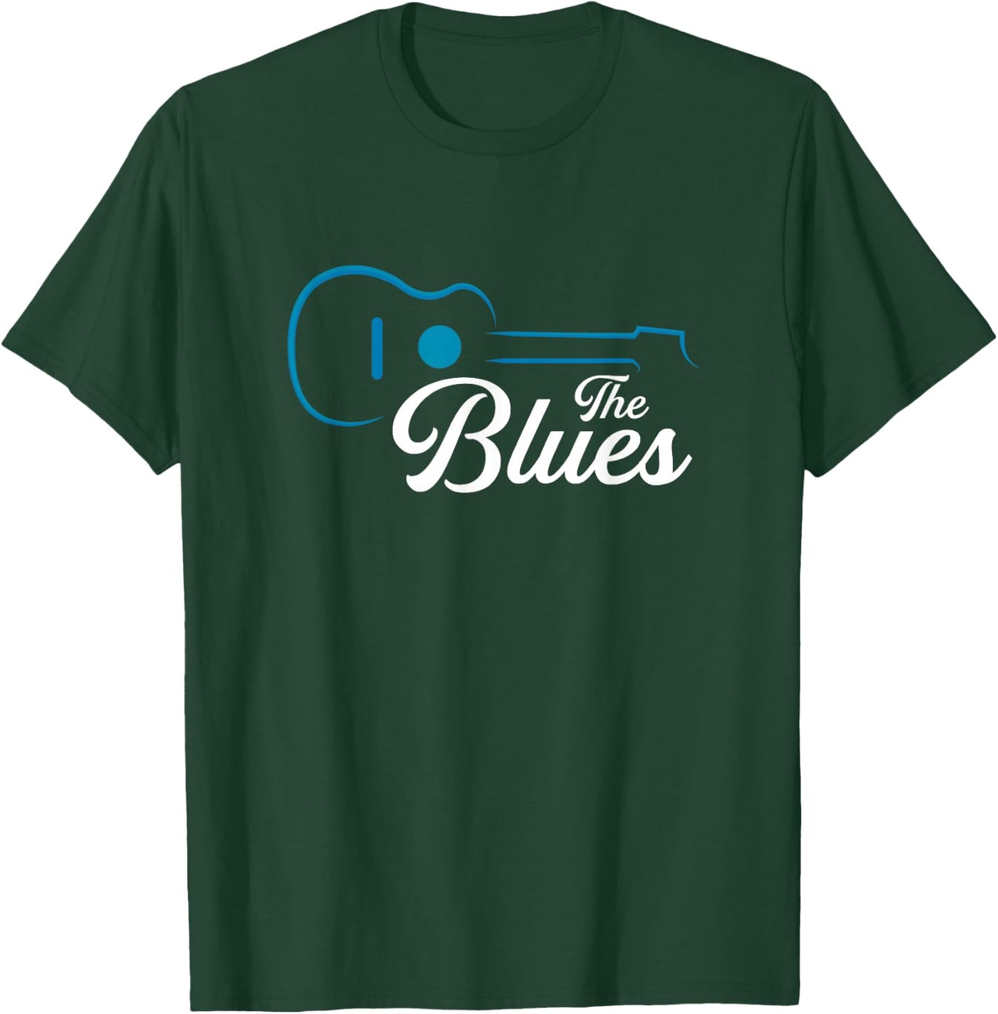 The Blues | American Folk Music | Guitar Musician T-Shirt - T-Shirt | Forest
