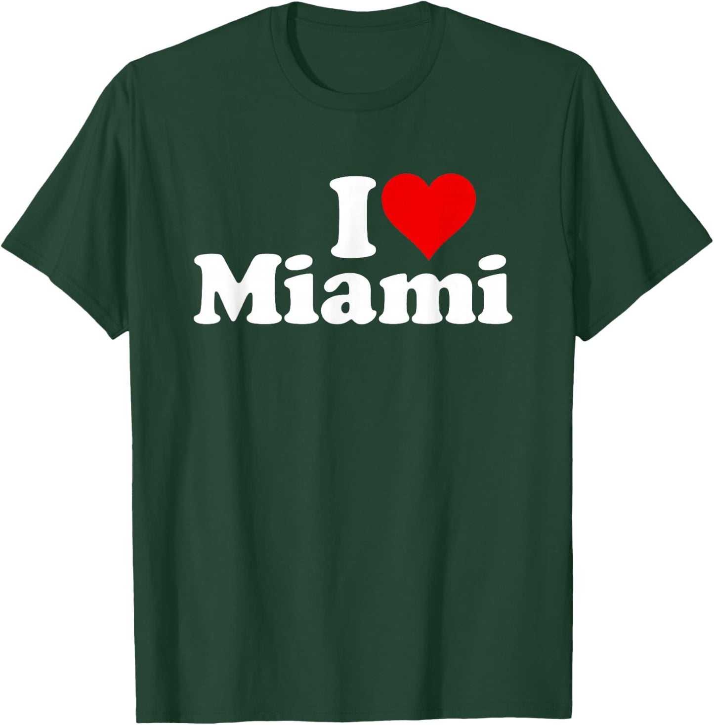 I Love Heart Miami Florida T-Shirt - T-Shirt | Forest