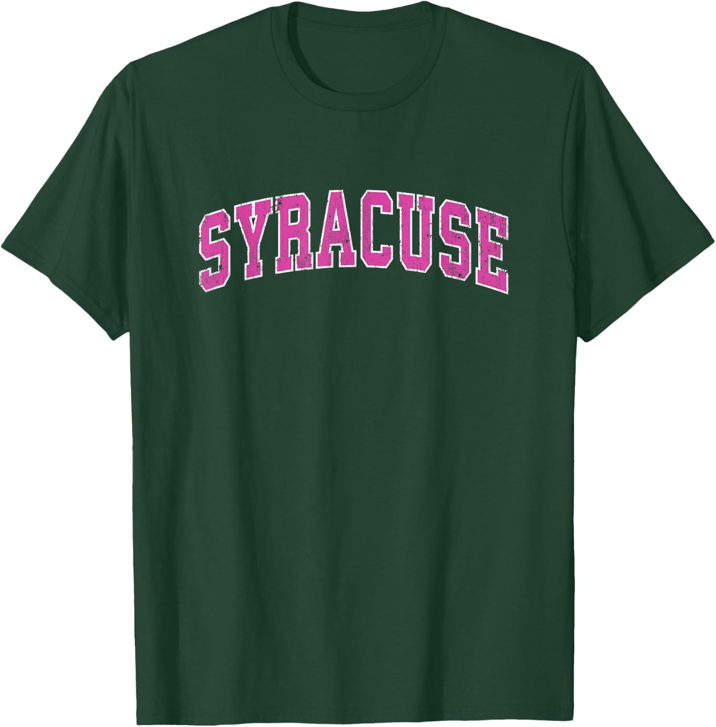 Syracuse Utah UT Vintage Sports Design Pink Design T-Shirt - T-Shirt | Forest