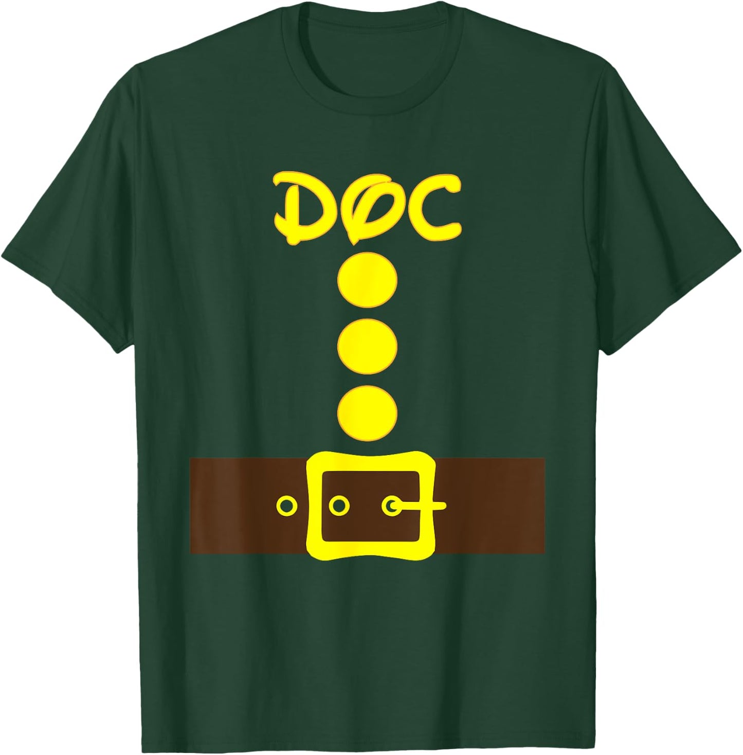Dwarf Easy Halloween Group Costume Men Women Kids Matching T-Shirt - T-Shirt | Forest