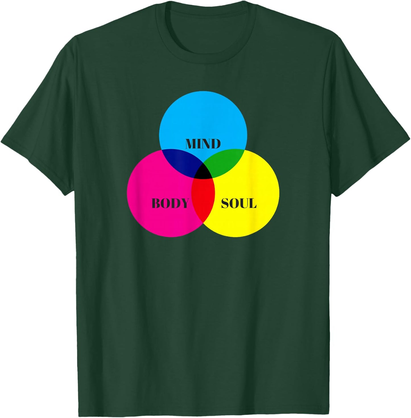Mind Body Soul. T-Shirt - T-Shirt | Forest