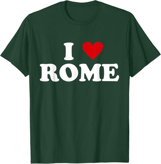 I Heart Italy City - I Love Rome T-Shirt - T-Shirt | Forest