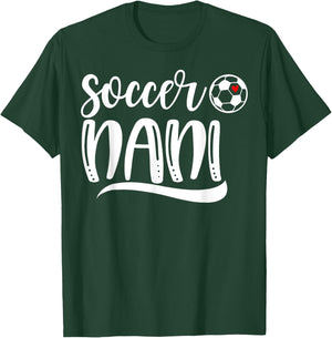 Funny Soccer Nani Soccer Lover Mother's Day T-Shirt - T-Shirt | Forest