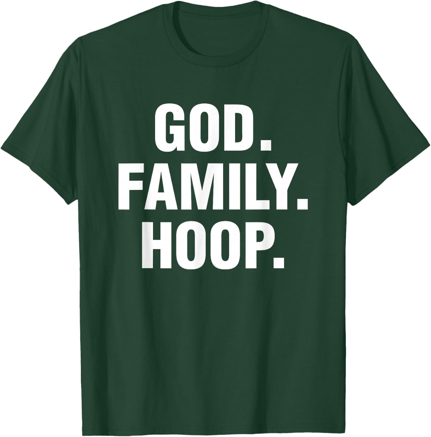 God Family Hoop Gift , Women, Adult, Girls, Boys T-Shirt - T-Shirt | Forest
