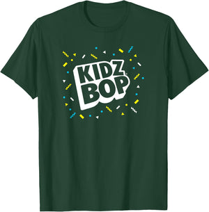 KIDZ BOP - Confetti Logo T-Shirt - T-Shirt | Forest