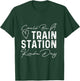Could Be A Train Station Kinda Day Heart Women Men T-Shirt - T-Shirt | Forest