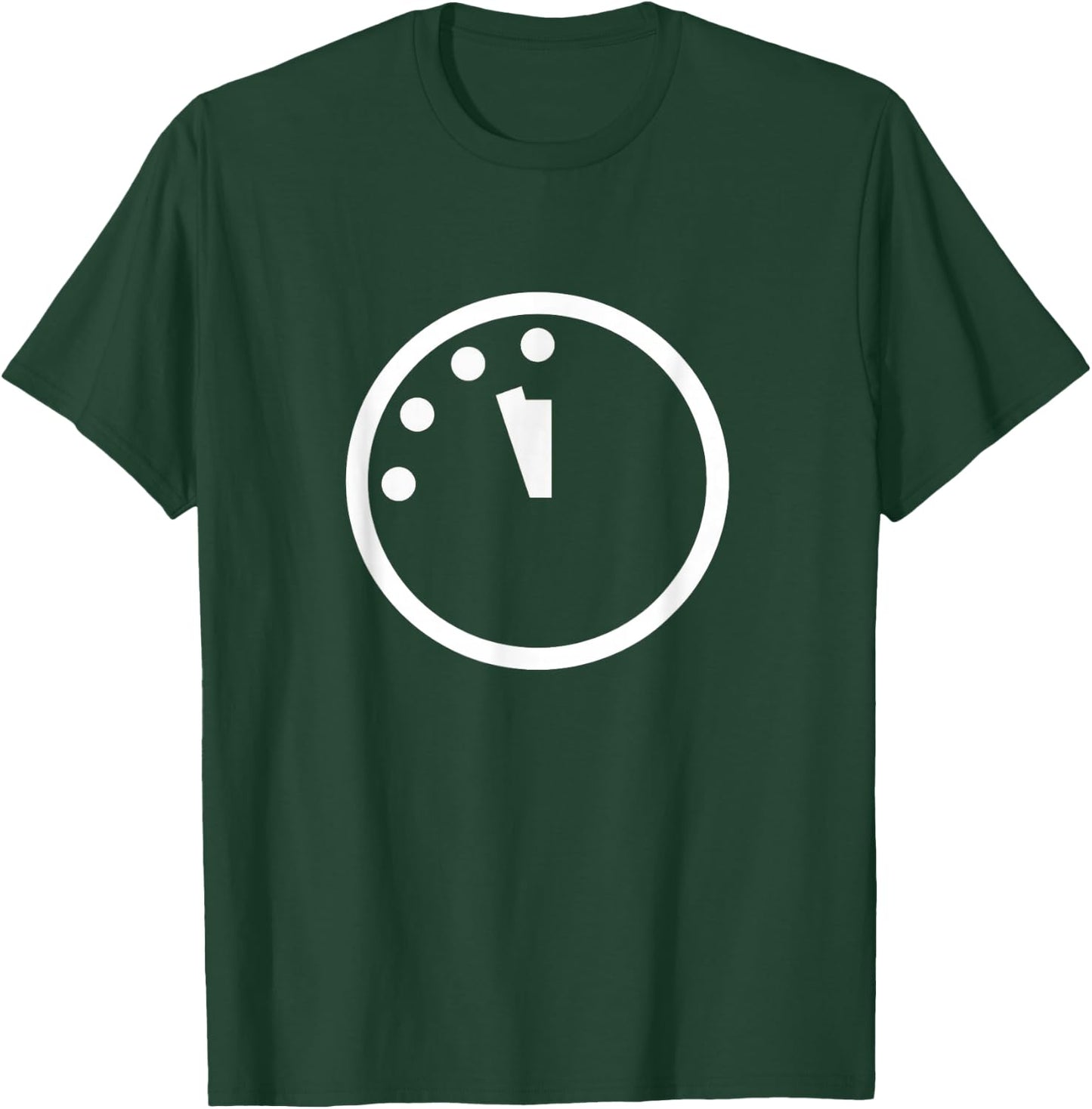 Doomsday Clock Silhouette Logo T-Shirt - T-Shirt | Forest