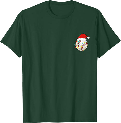 Baseball Christmas Pajama Pocket