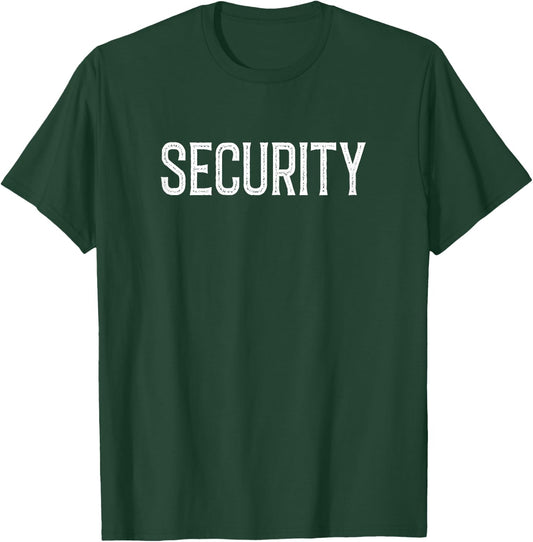 Security Shirts Cool Security Gaurd Costume T-Shirt - T-Shirt | Forest