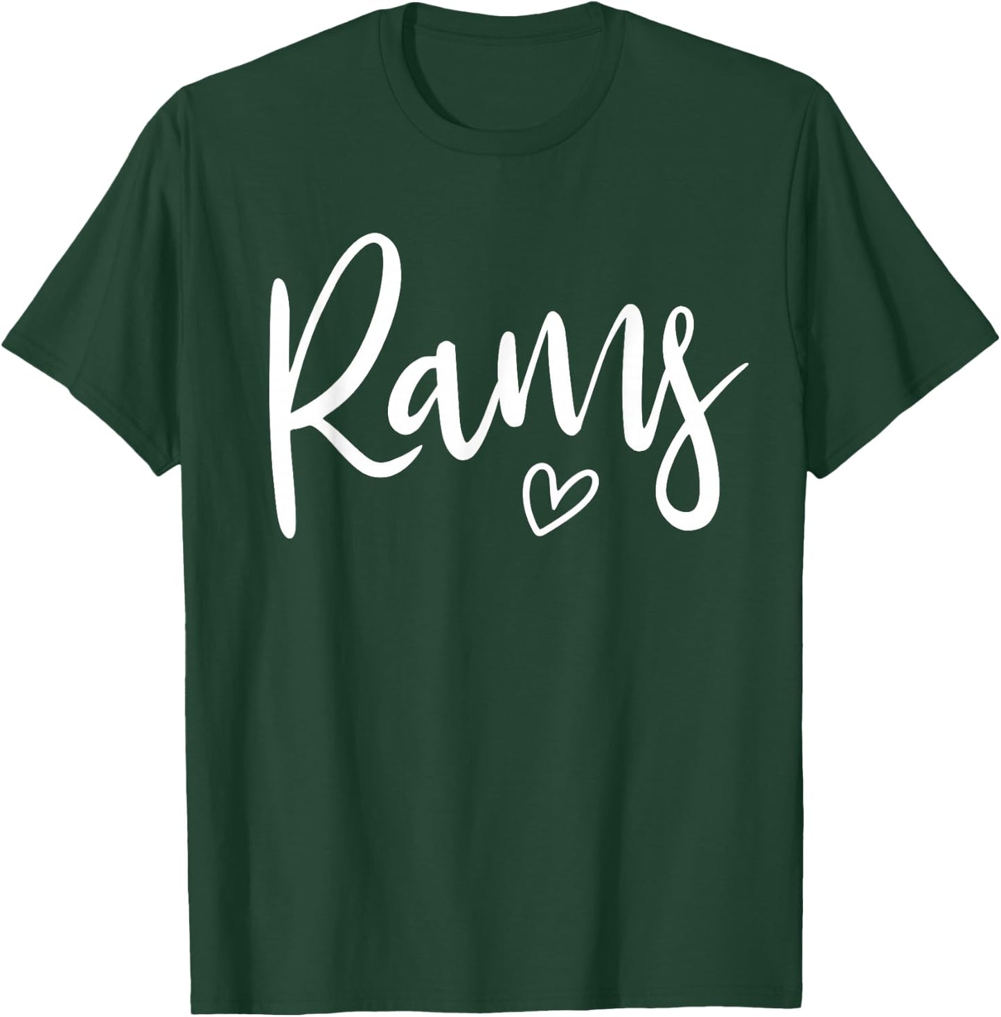Rams Women's High School Sports Team T-Shirt - T-Shirt | Forest