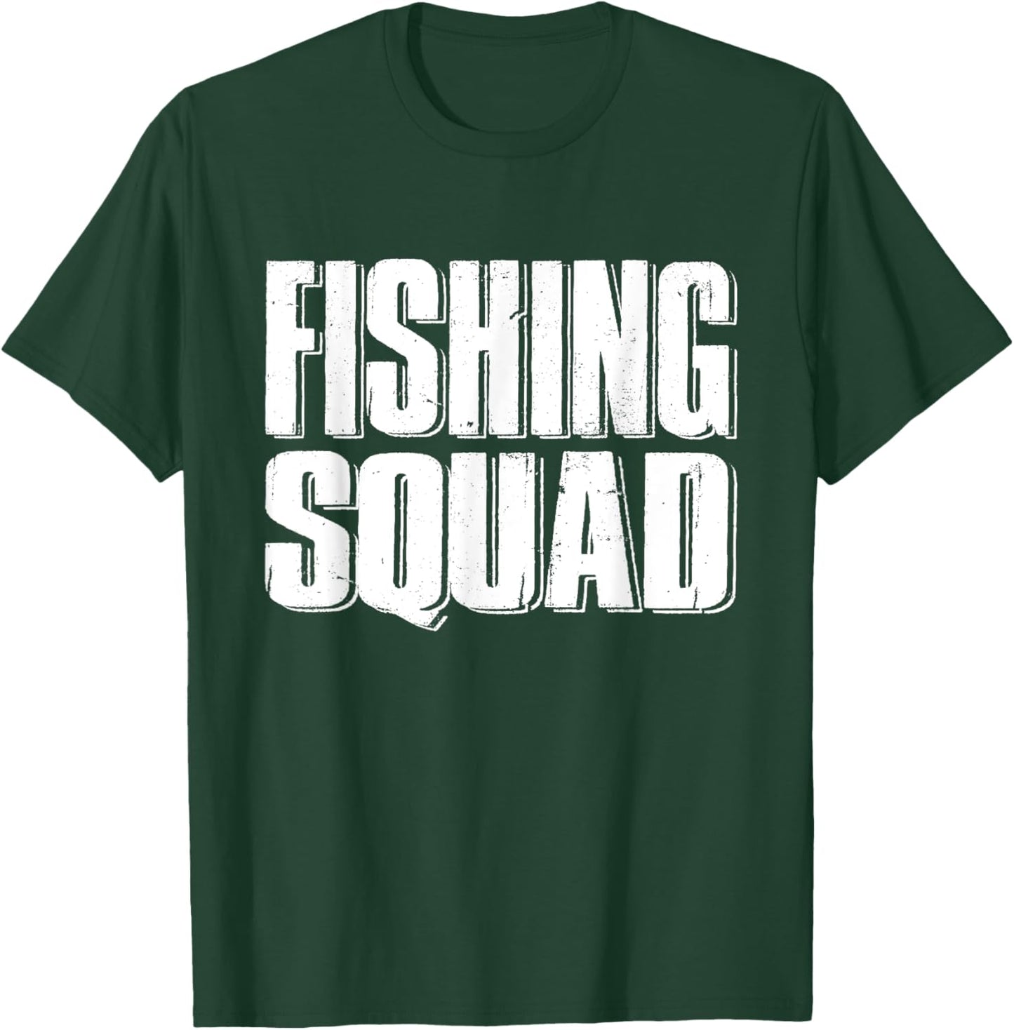 Fishing Squad Funny Fisherman Team Aquatic Adventure Outfit T-Shirt - T-Shirt | Forest