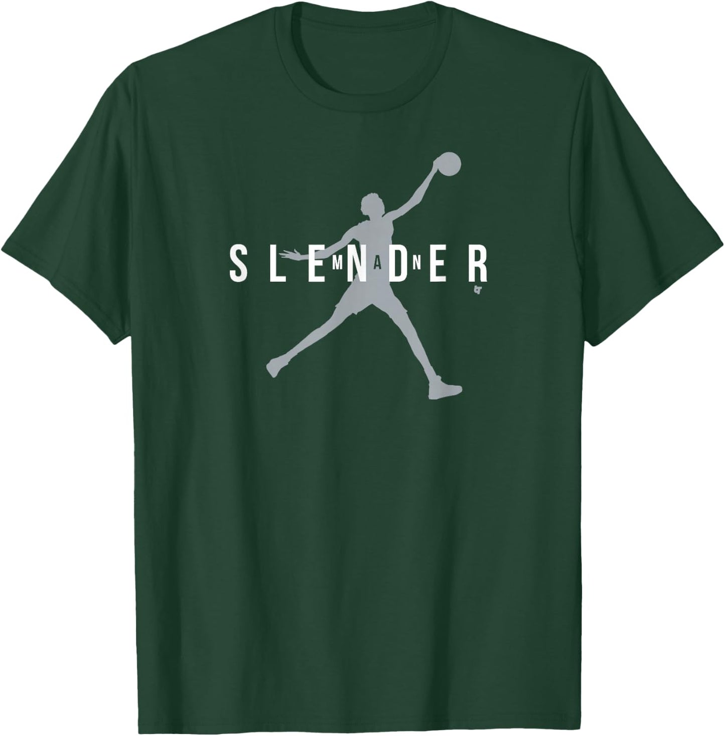 Slenderman: San Antonio Basketball T-Shirt - T-Shirt | Forest