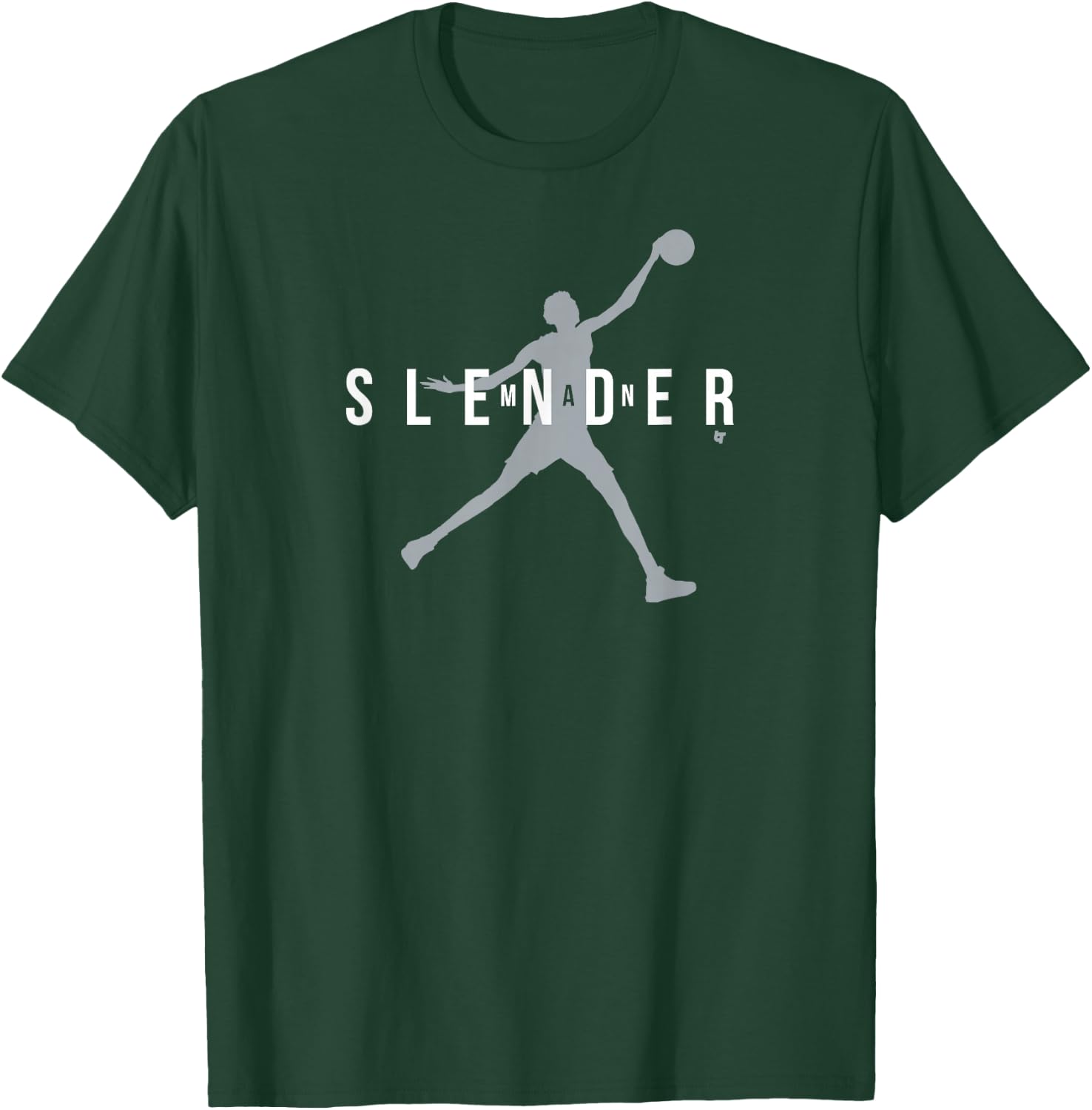 Slenderman: San Antonio Basketball T-Shirt - T-Shirt | Forest