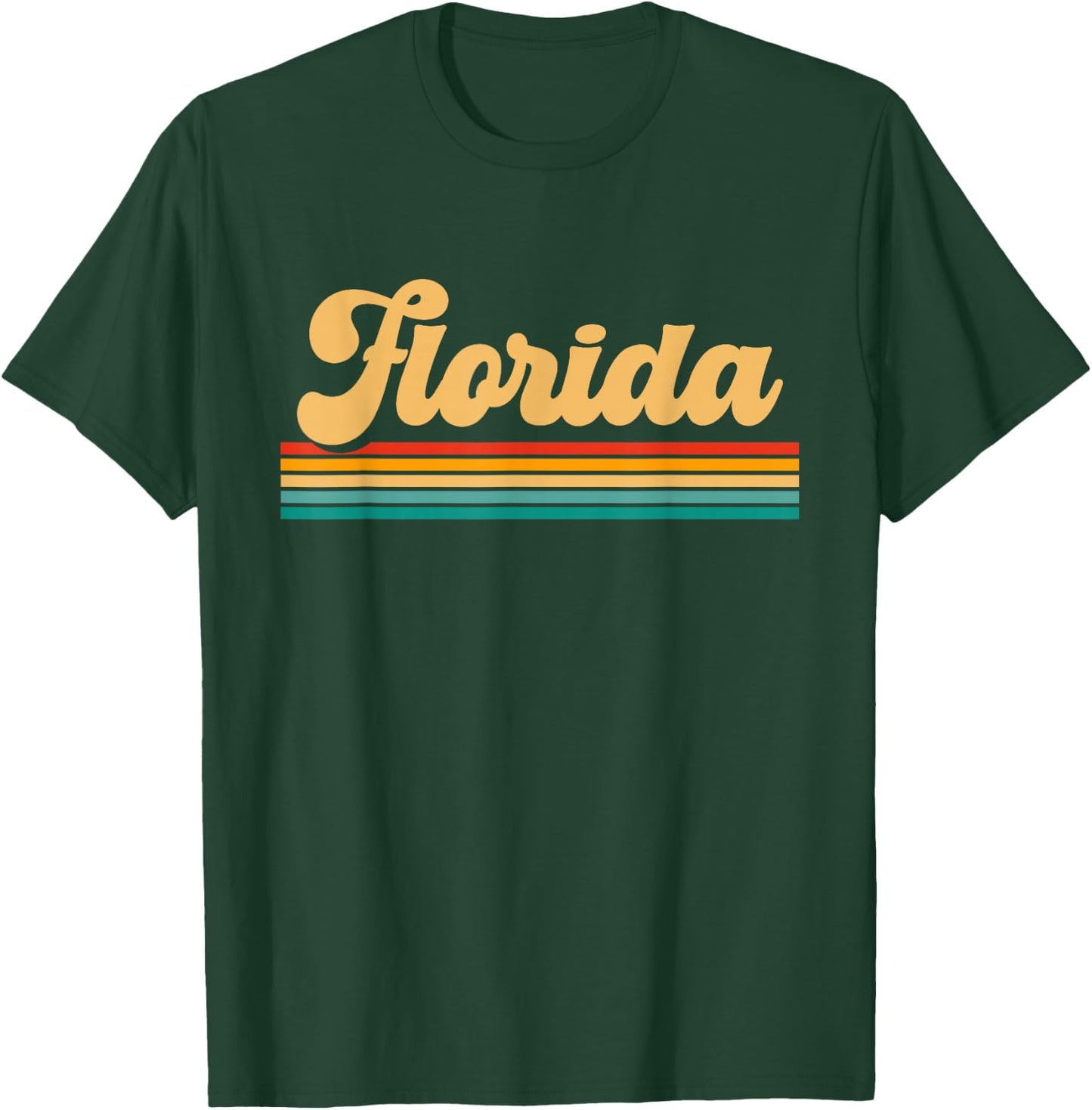 Retro State of Florida T-Shirt - T-Shirt | Forest