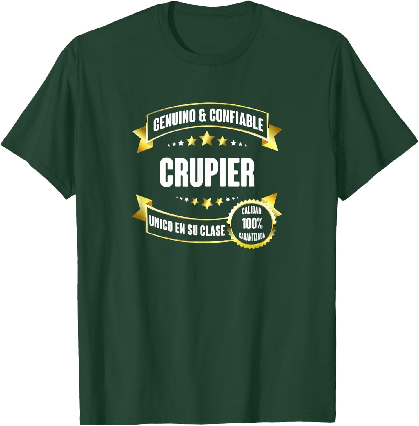 Gifts for CRUPIERS - Crupier THE ONLY T-Shirt - T-Shirt | Forest