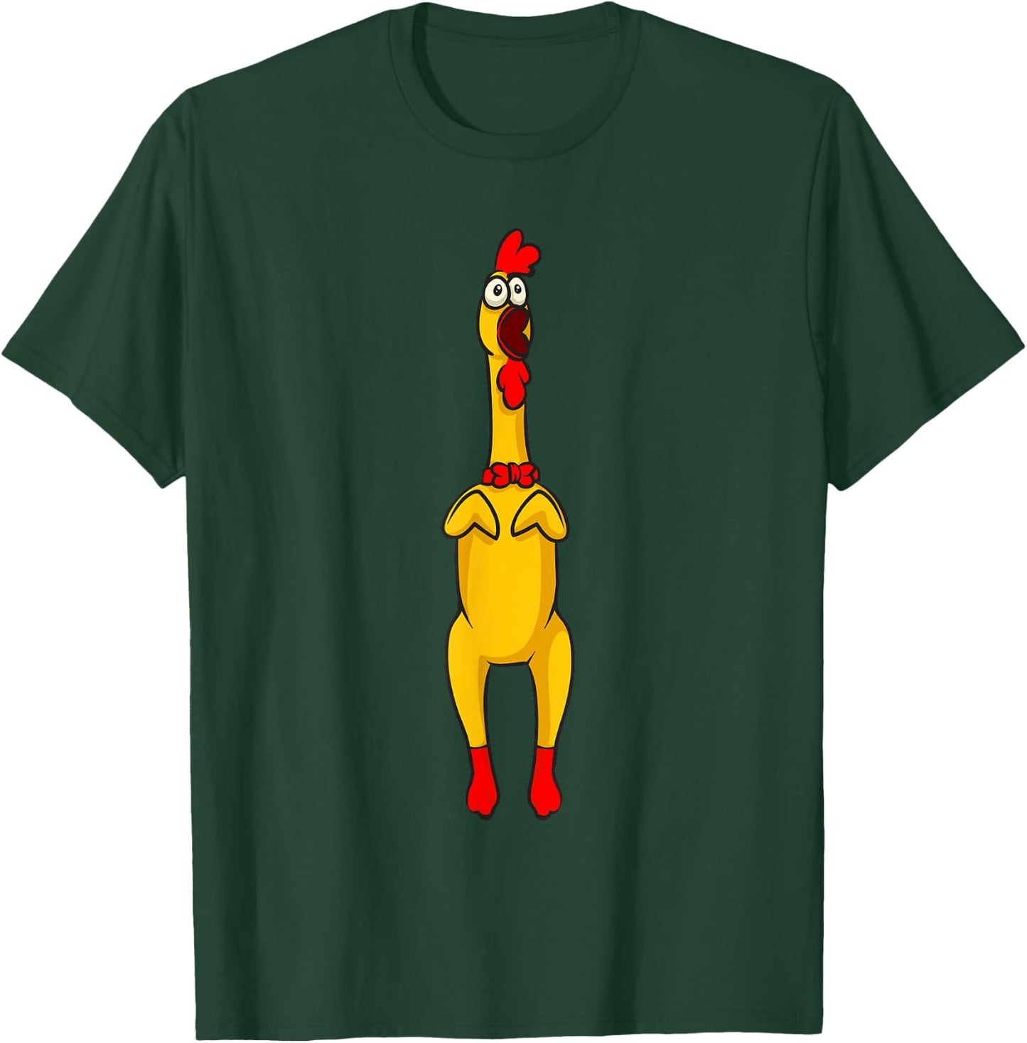 Rubber Chicken Gift & Rubber Chicken Accessoires -Adults Black Small T-Shirt - T-Shirt | Forest