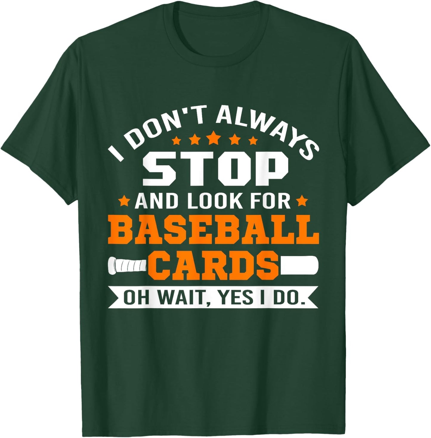 Sport Cards Collection & Baseball Card Collector T-Shirt - T-Shirt | Forest
