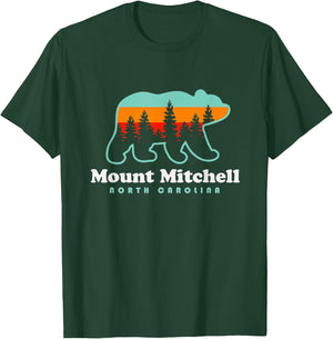 Mount Mitchell Hike North Carolina Black Mountain Range T-Shirt - T-Shirt | Forest