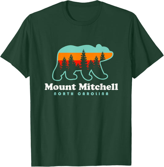 Mount Mitchell Hike North Carolina Black Mountain Range T-Shirt - T-Shirt | Forest