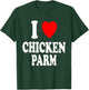 I Heart (Love) Chicken Parm Italian Dinner Parmesan T-Shirt - T-Shirt | Forest
